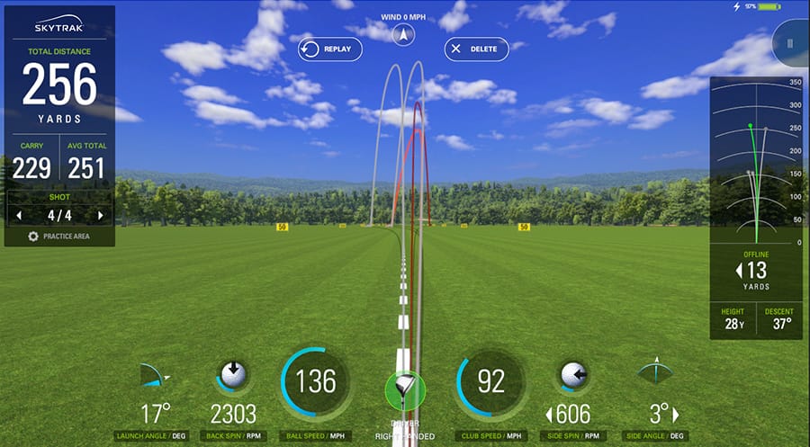 skytrak driving range screenshot