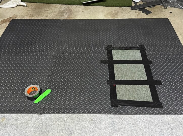 diy golf mat bottom